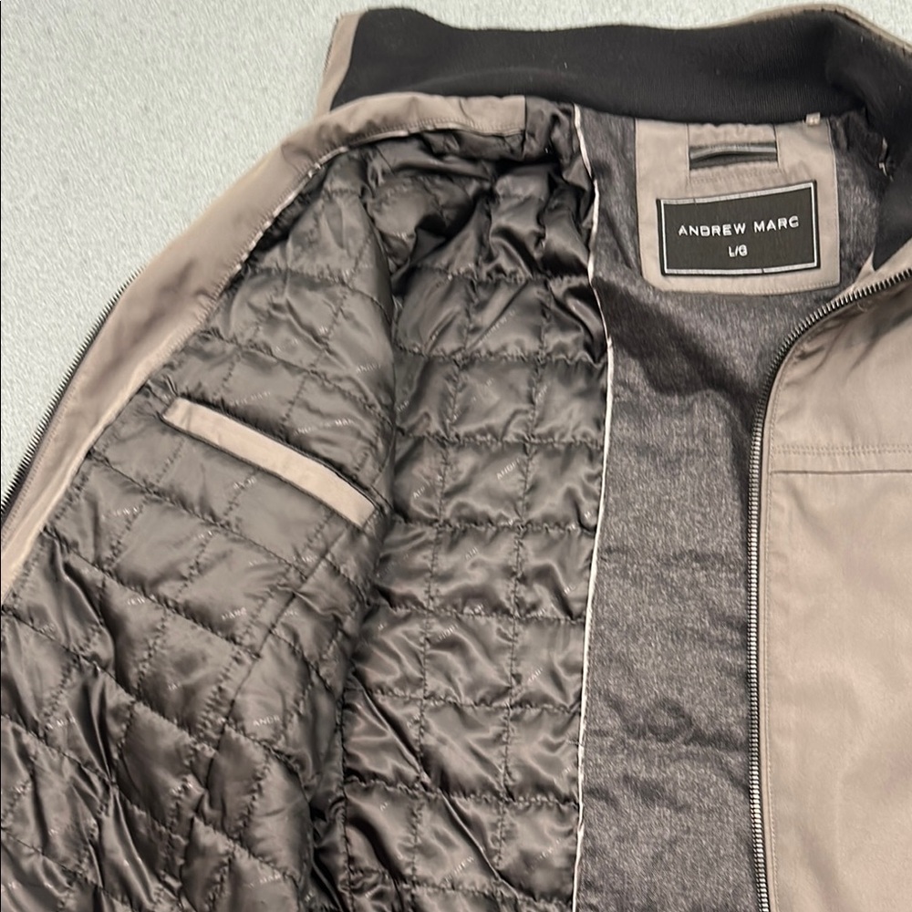 Andrew Marc Men’s Gray Jacket | Sleek Outerwear | Size Large - Picture 7 of 12